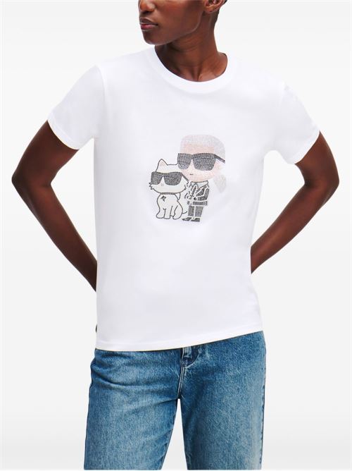 T-shirt donna maniche corte Karl Lagerfeld | A1W17131JJ100